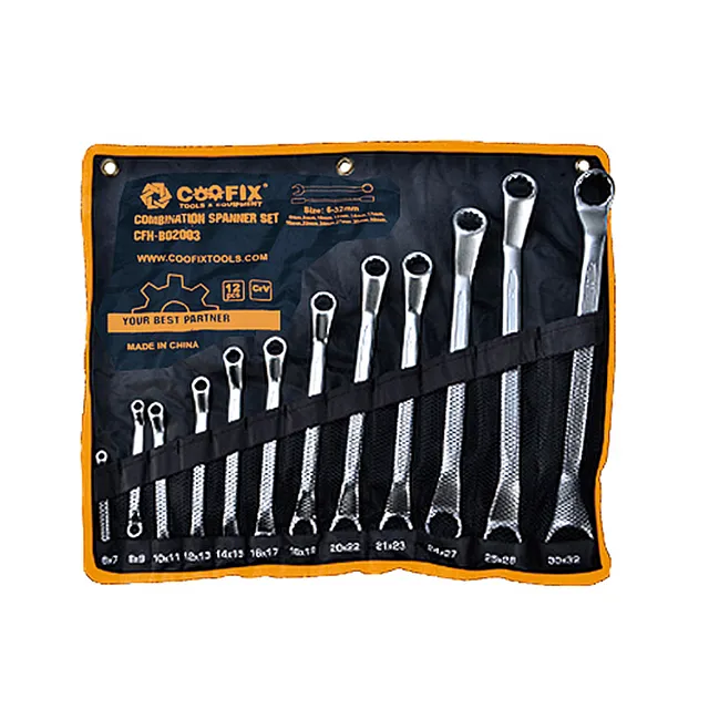 CFH-B04013-12 Offset Ring Spanner Set